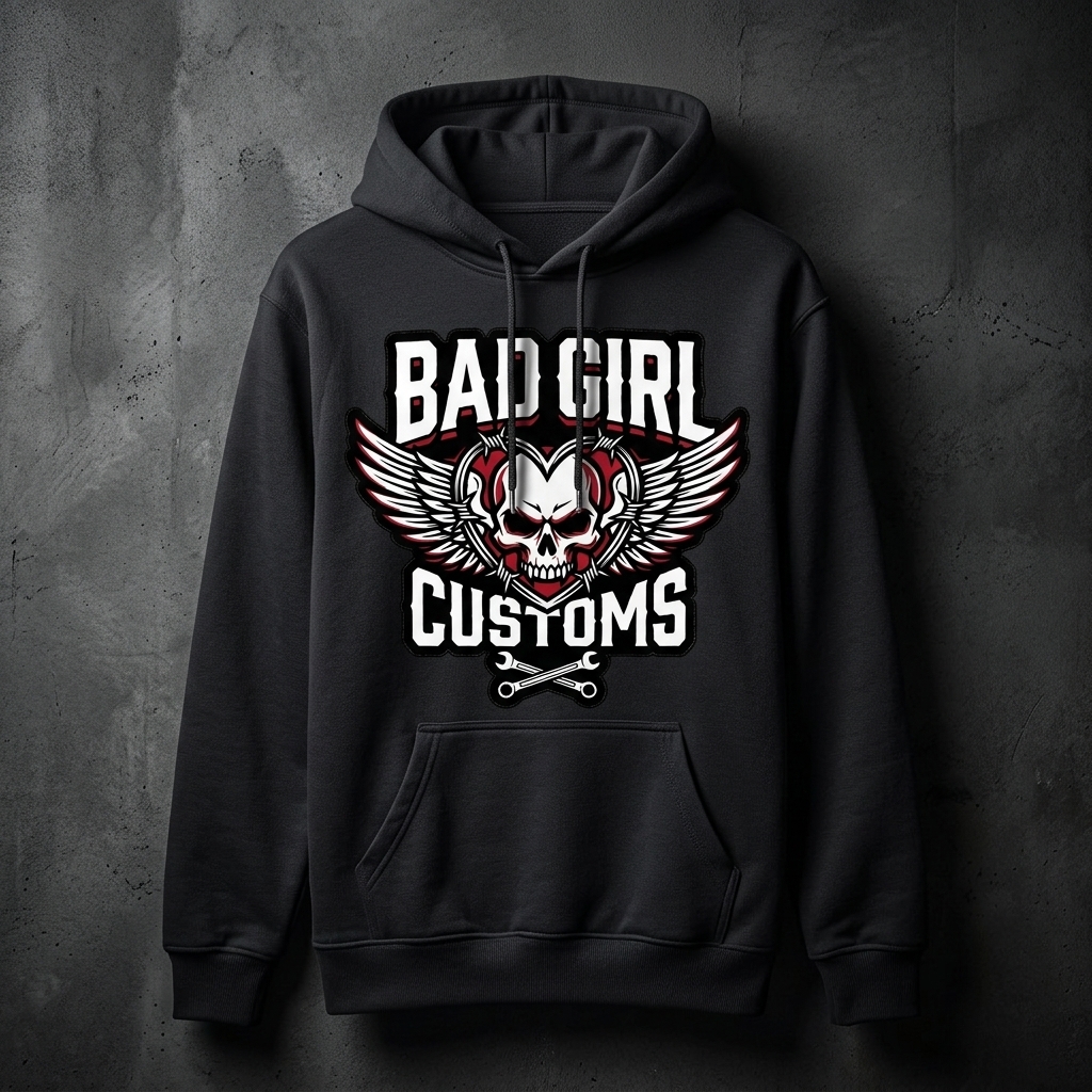 Black hoodie